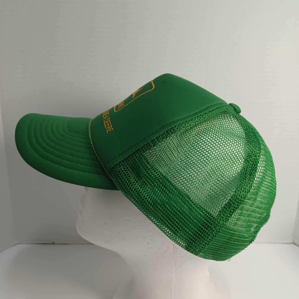 Vintage John Deere Trucker‎ Hat Green Yellow Nothing Runs Like A Deere - Picture 2 of 7